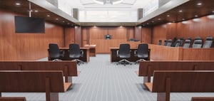 City of laval legal courtroom at city hall.