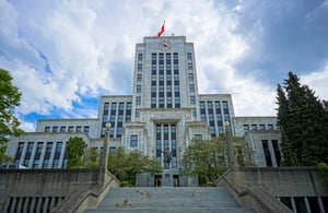 Vancouver City Hall front building image. 
